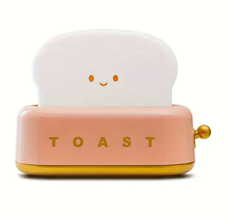 Personalised cute toaster shape LED bed lamp