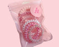 6 pack sweet style candy-coloured spiral hair types