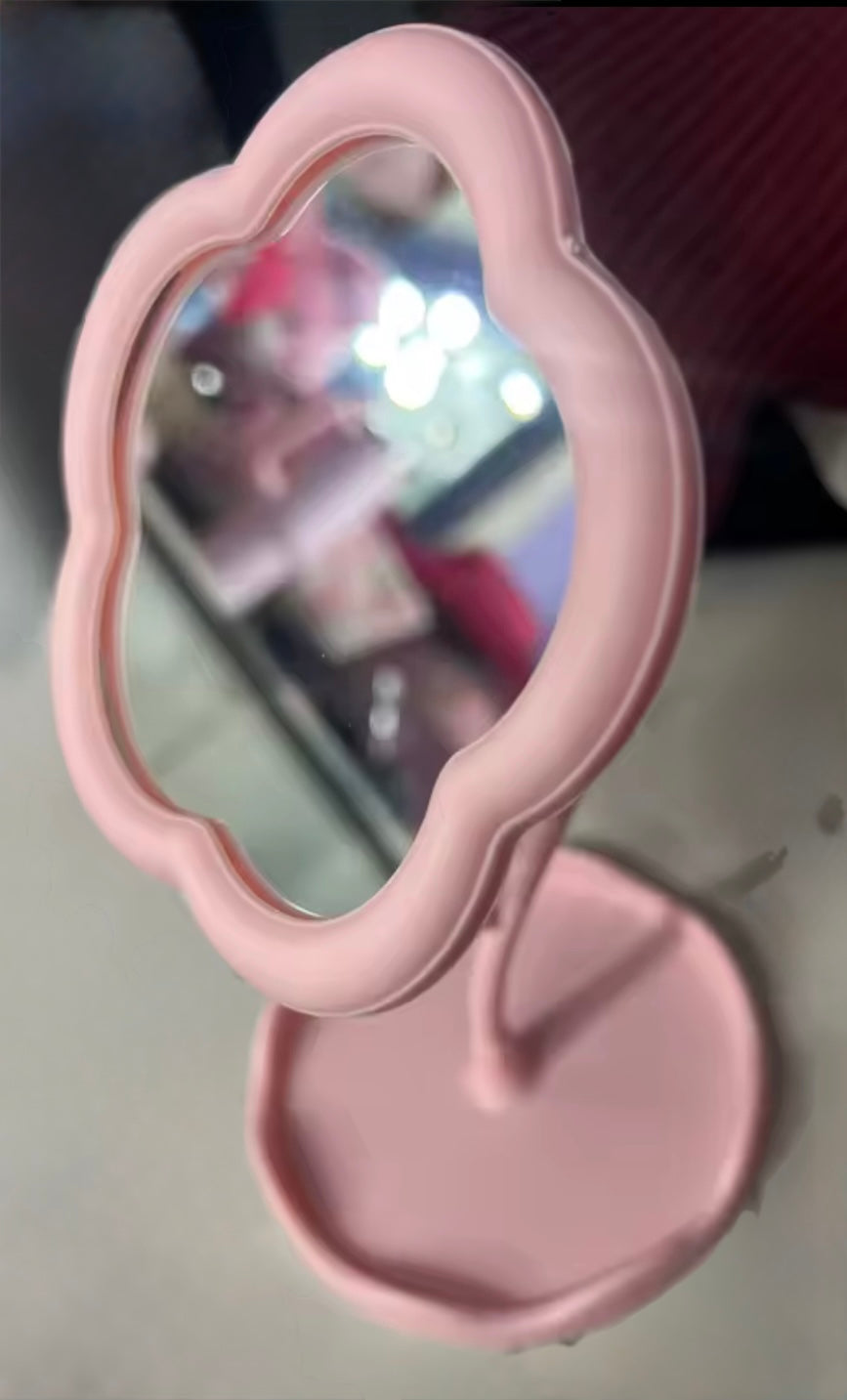 Personalised Mini Desktop Flower Mirrors